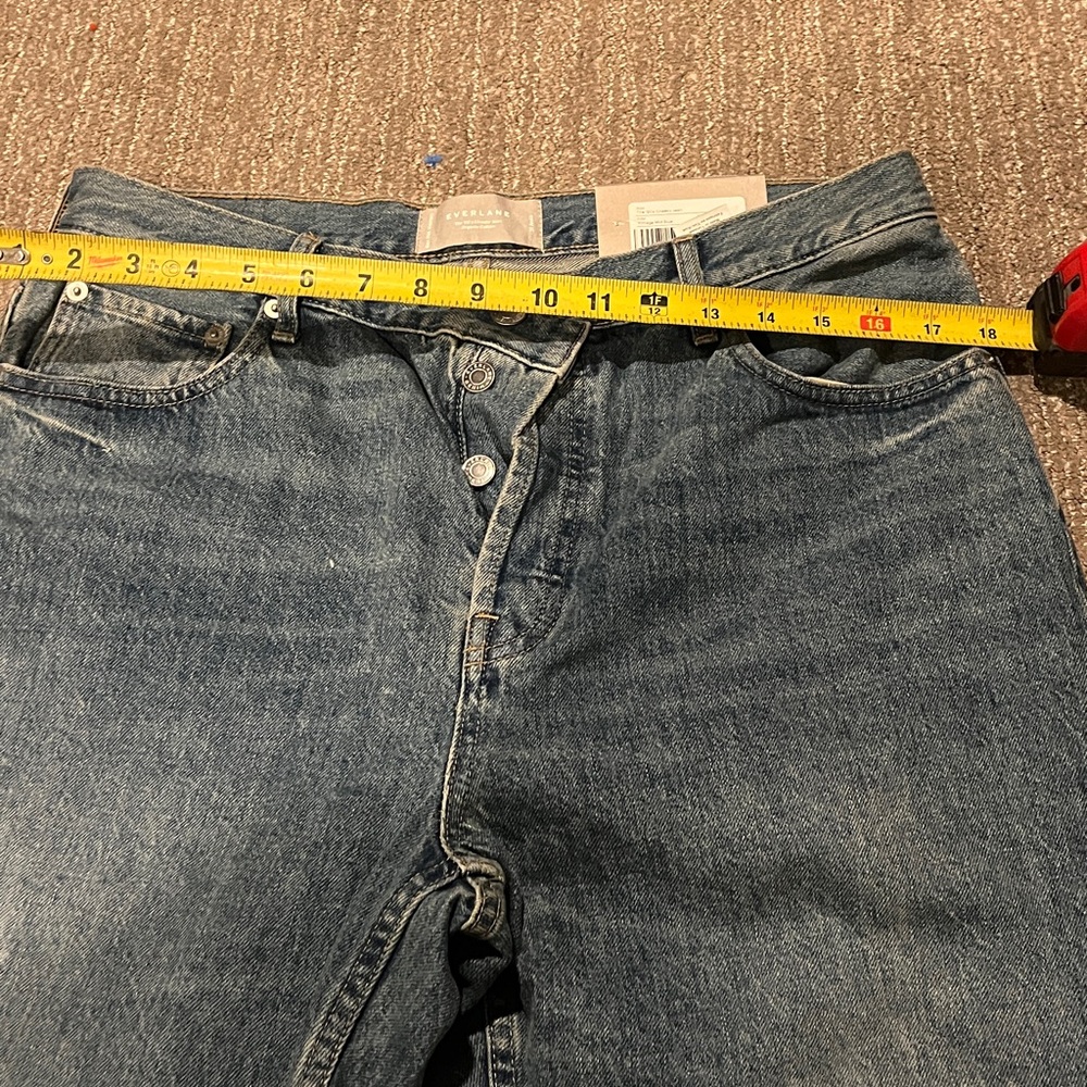 Everlane 90’s cheeky Jean in vintage mid blue nwt - Picture 9 of 10